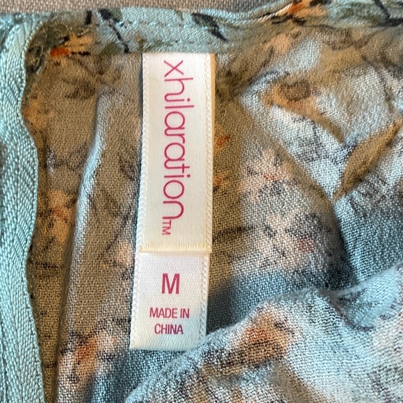 Xhilaration Blue Floral Midi Dress - Picture 8 of 11